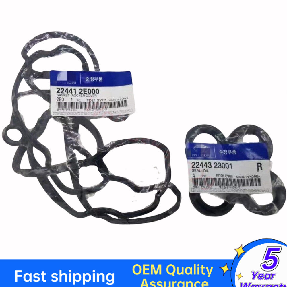Valve Cover Gasket Set for 11-16 for Hyundai for Elantra for Kia Soul Forte 1.8L 2.0L