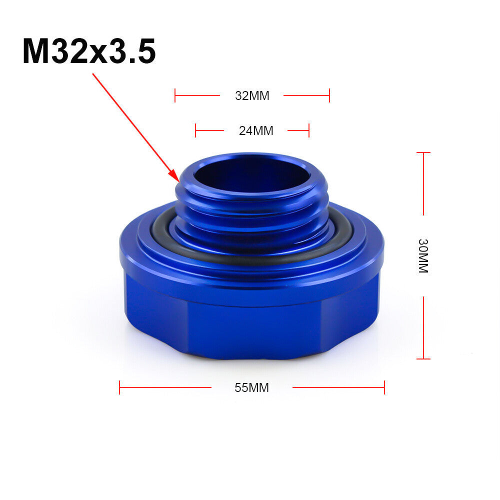 JDM Blue Screw-In Engine Oil Filler Tank Cap Valve Cover for Honda for Acura for Civic
