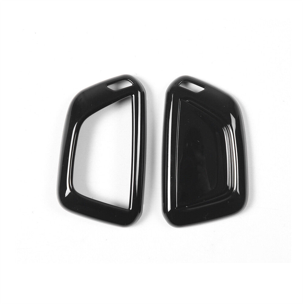 for Chevrolet for Corvette C8 20+ Remote Key Fob Case Protect Shell Trim Gloss Black