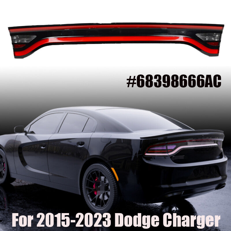68398666AC For 2015-2023 for Dodge Charger Rear Trunk Center LED Tail Light Lamp