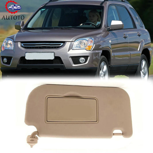 Left Driver Side Front Sun Visor Makeup Mirror for Kia Sportage Auto Beige 04-10