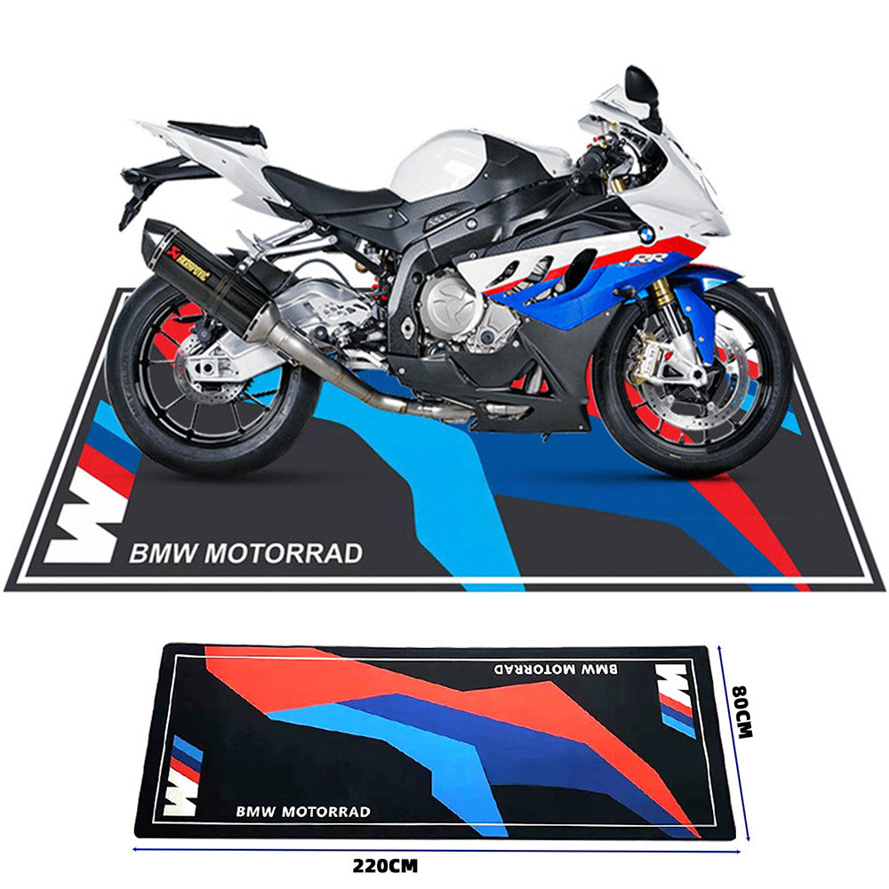 for BMW Motorrad M Sport Garage Motorcycle Pit Mat Carpet 2023 Design 77025A5F058