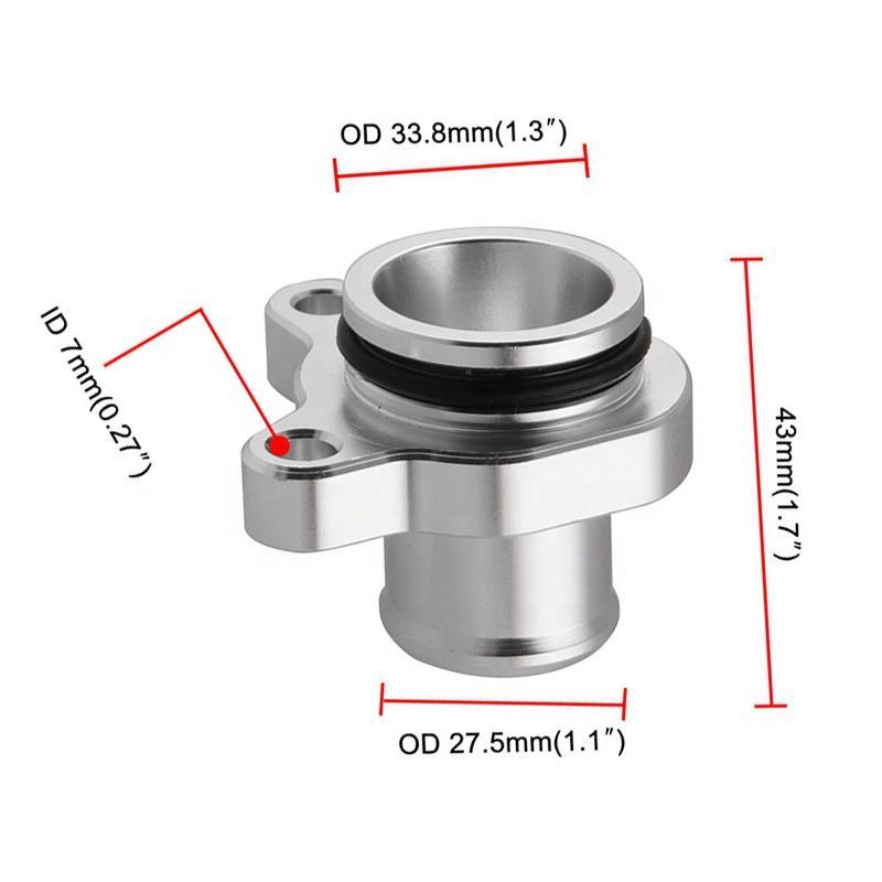 New Water Hose Aluminum Connector Fit for BMW 335i 335 N54 N52 11537544638