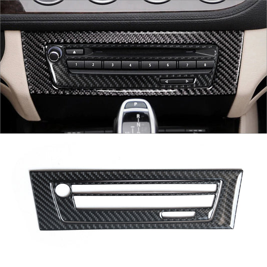 2x carbon fiber radio with navigation system trim for BMW Z4 E89 2009-2016