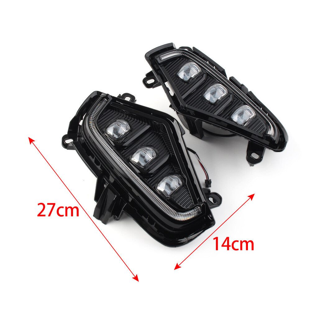 Daytime Running Light DRL Turn Signal Light Fog Lamp for Toyota RAV4 2019-2021