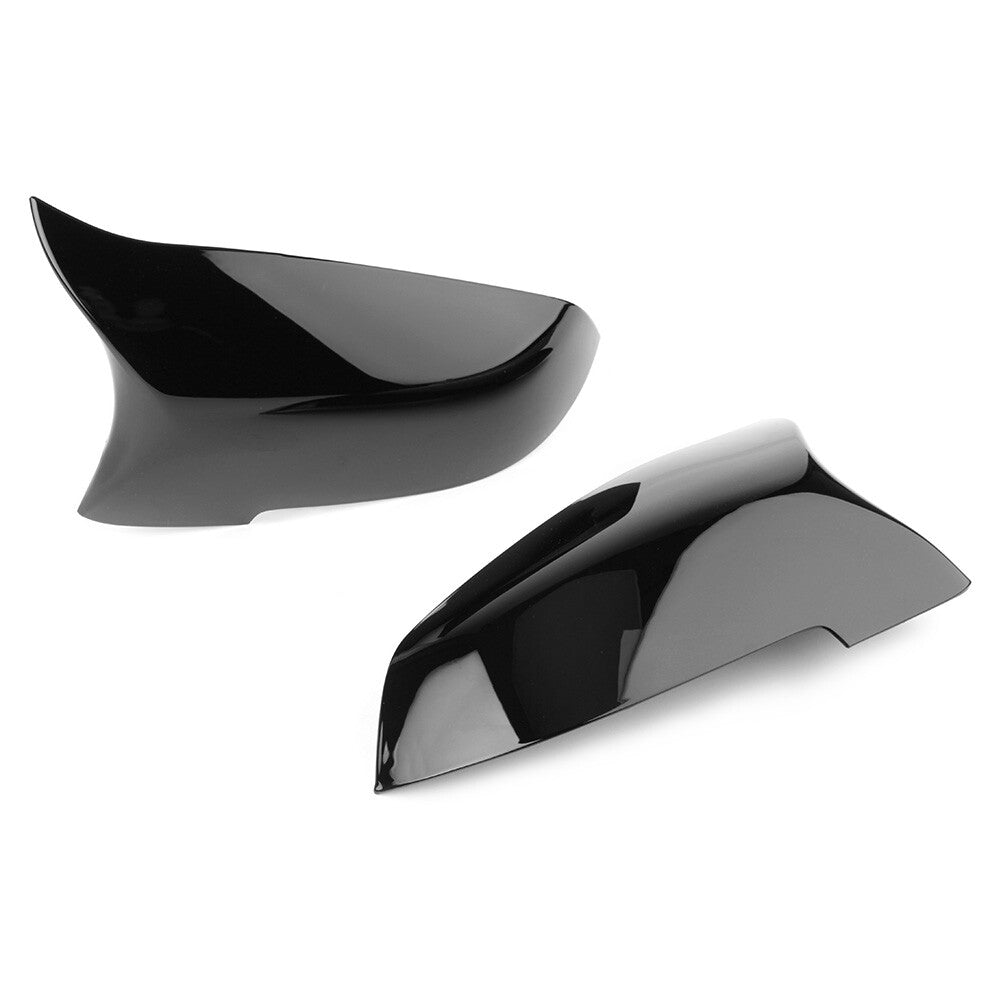 Car Rearview Mirror Cover Caps Left Right for BMW F10 F11 F01 F06 F07 LCI Black