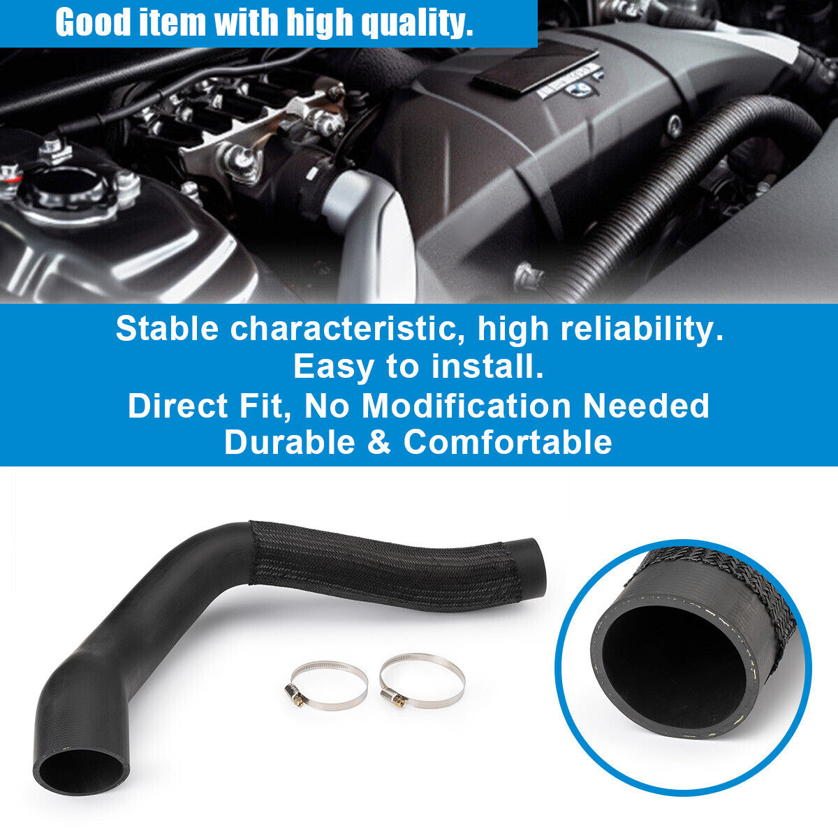 1PC 1505A200 for Mitsubishi Pajero 3.2L Throttle Body To Intercooler Pipe Hose