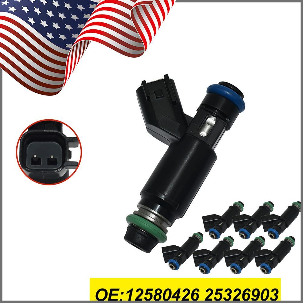 8pcs Fuel Injectors for Chevrolet Silverado Suburban 1500 5.3L 2002-2006