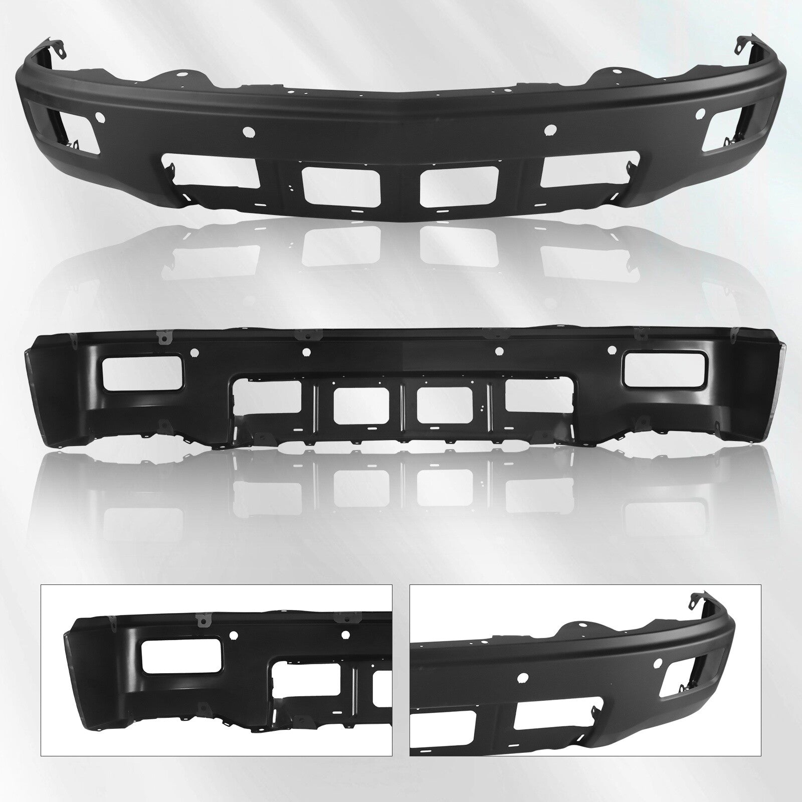 Front Bumper For 2014-2015 for Chevrolet Silverado 1500 w/ Sensors