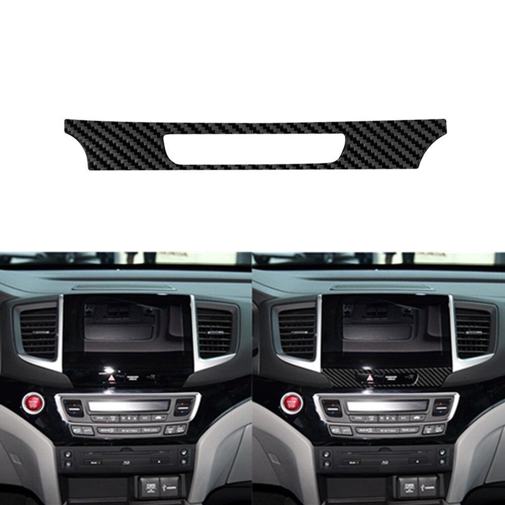 Carbon Fiber Emergency Button Frame Cover Trim for Honda Ridgeline 2017-2020