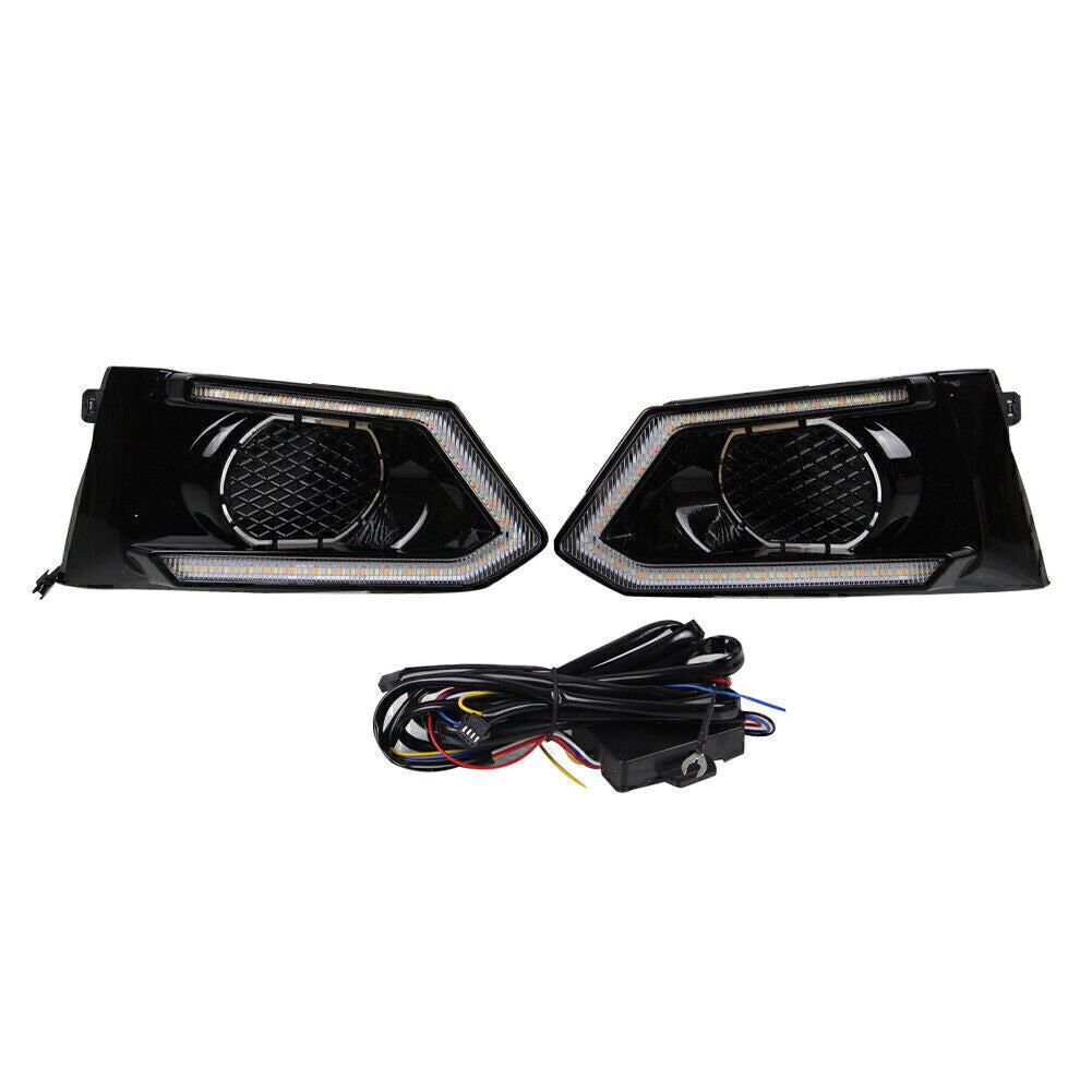 LED Daytime Running Lights DRL Amber White Fit for Nissan Altima Teana 2019-2020 2PC