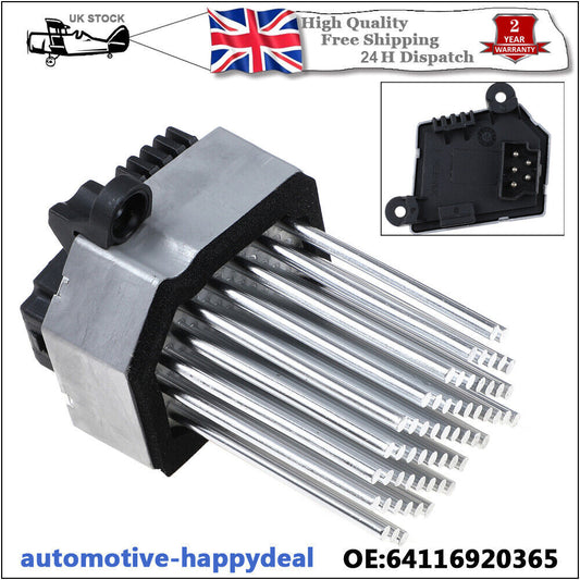 for BMW E46 E39 X3 X5 HEATER BLOWER FINAL STAGE RESISTOR HEDGEHOG 64116920365