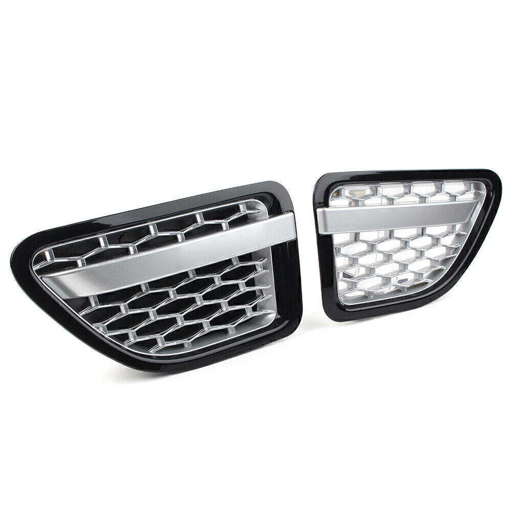 Front Fender Air Vent Grille Grill Fit for Land Rover for Range Rover Sport Black