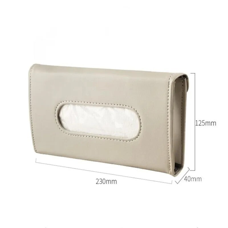 Car Interior Accessories Car Sun Visor Tissue Box Paper Towel Case Napkin Holder