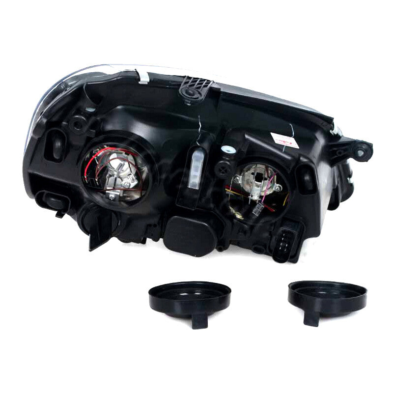Pair Front Bumper Fog Light White Headlight Assembly for VW POLO 9N3 2006-2010