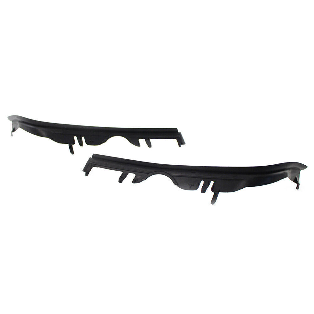 Upper Headlight Gaskets Fit for BMW 5 Series E39 525i 528i M5 1999-2003 Black 2pcs