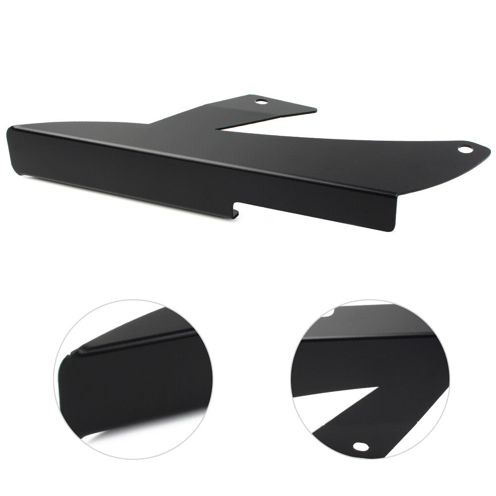Motorcycle Chain Guard Cover Black Fit 2006-2010 09 08 for Kawasaki ZX-10R Aluminum