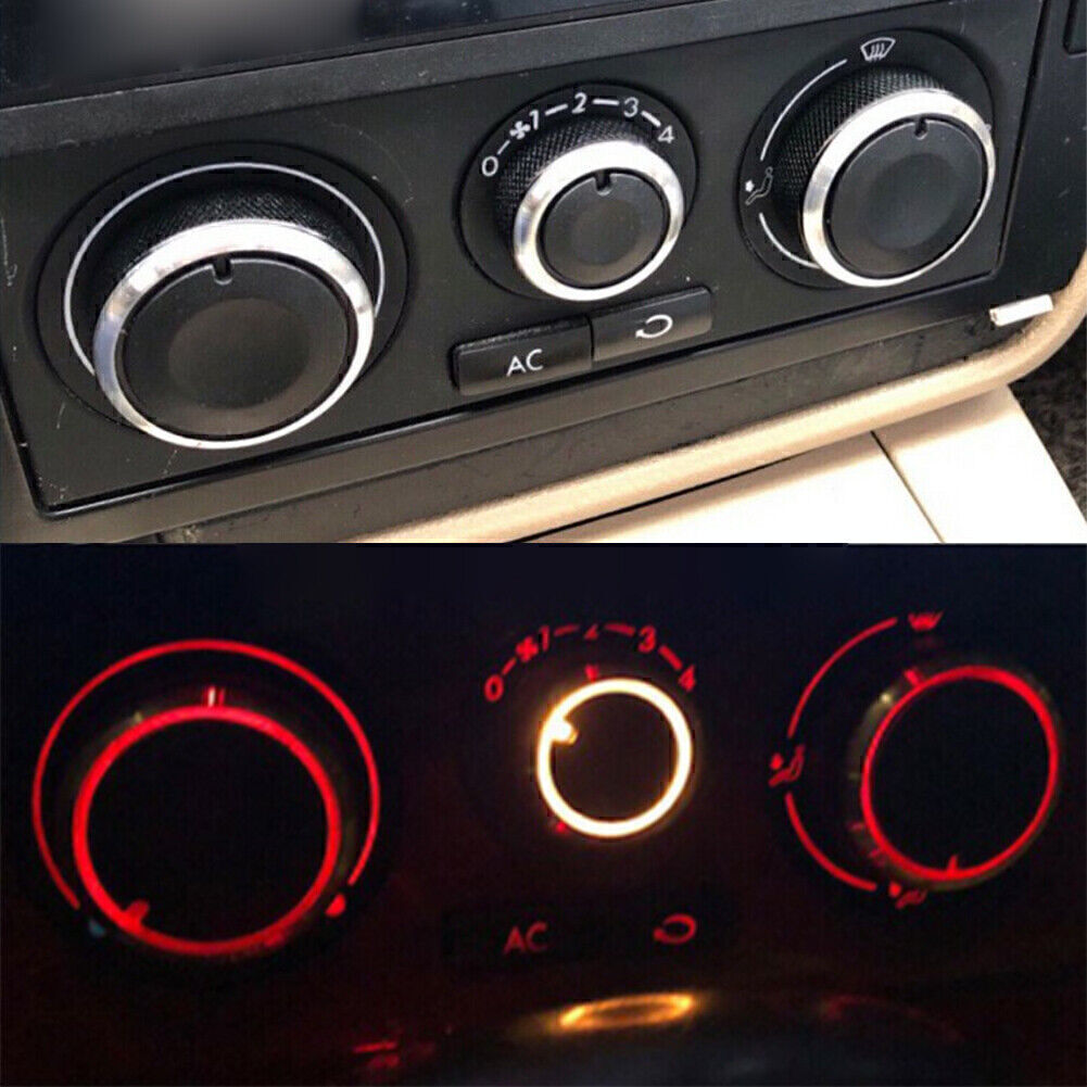3pc Air Conditioner A/C Switch Panel Control Knob for VW for Golf MK4 for Passat B5 for Bora