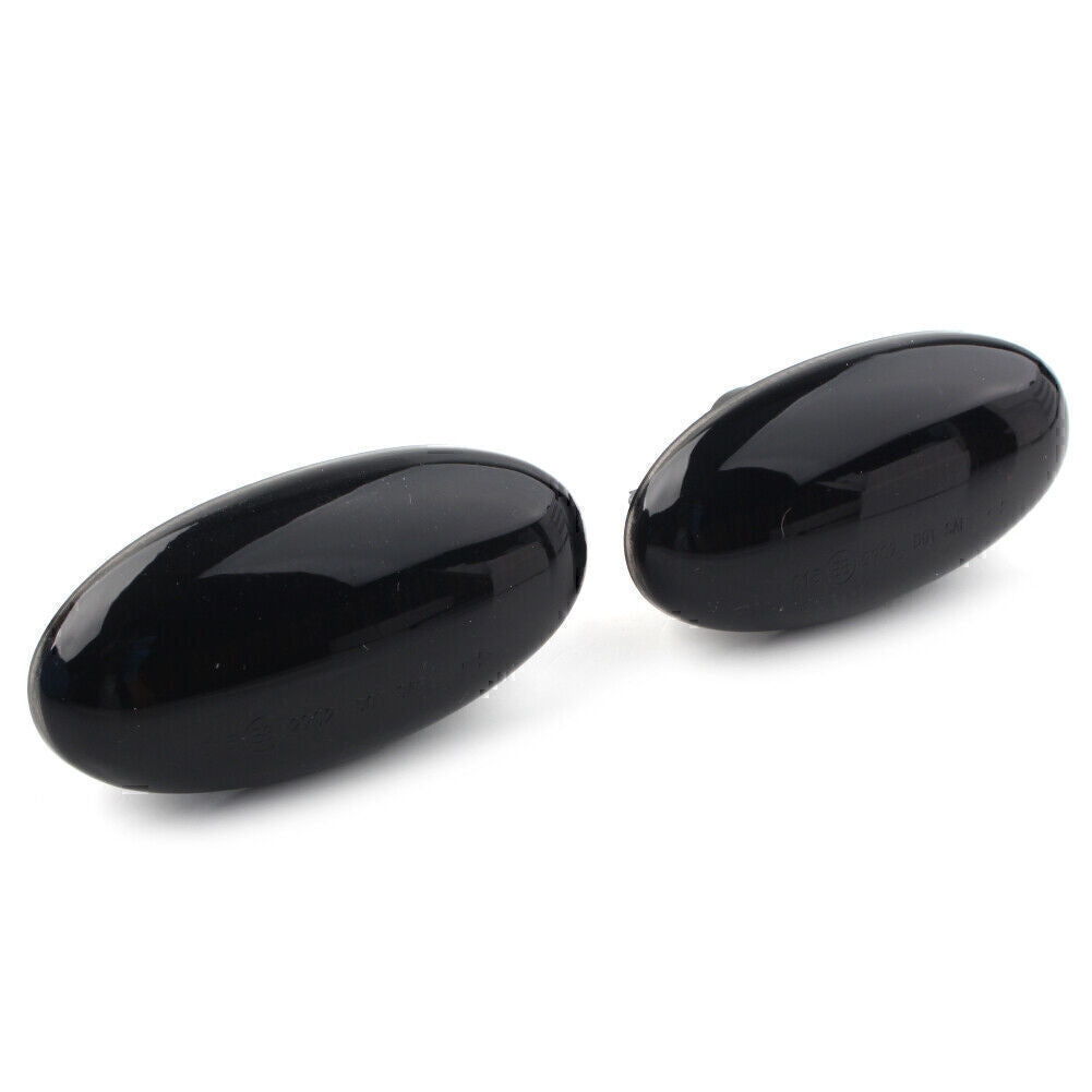 LED Dynamic Side Marker Sequential Blinker Lights Fit for MAZDA 3 2004-2011 Black