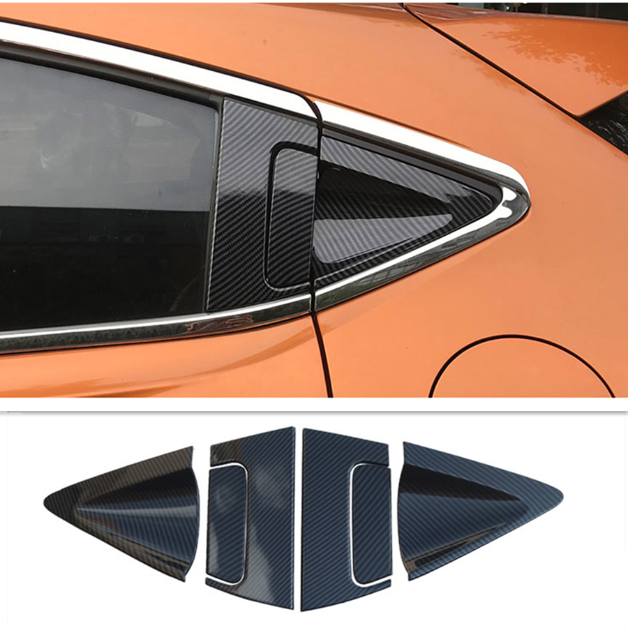 Carbon Fiber Rear Door Handles Cover Trim for Honda HR-V HRV 2016-2020