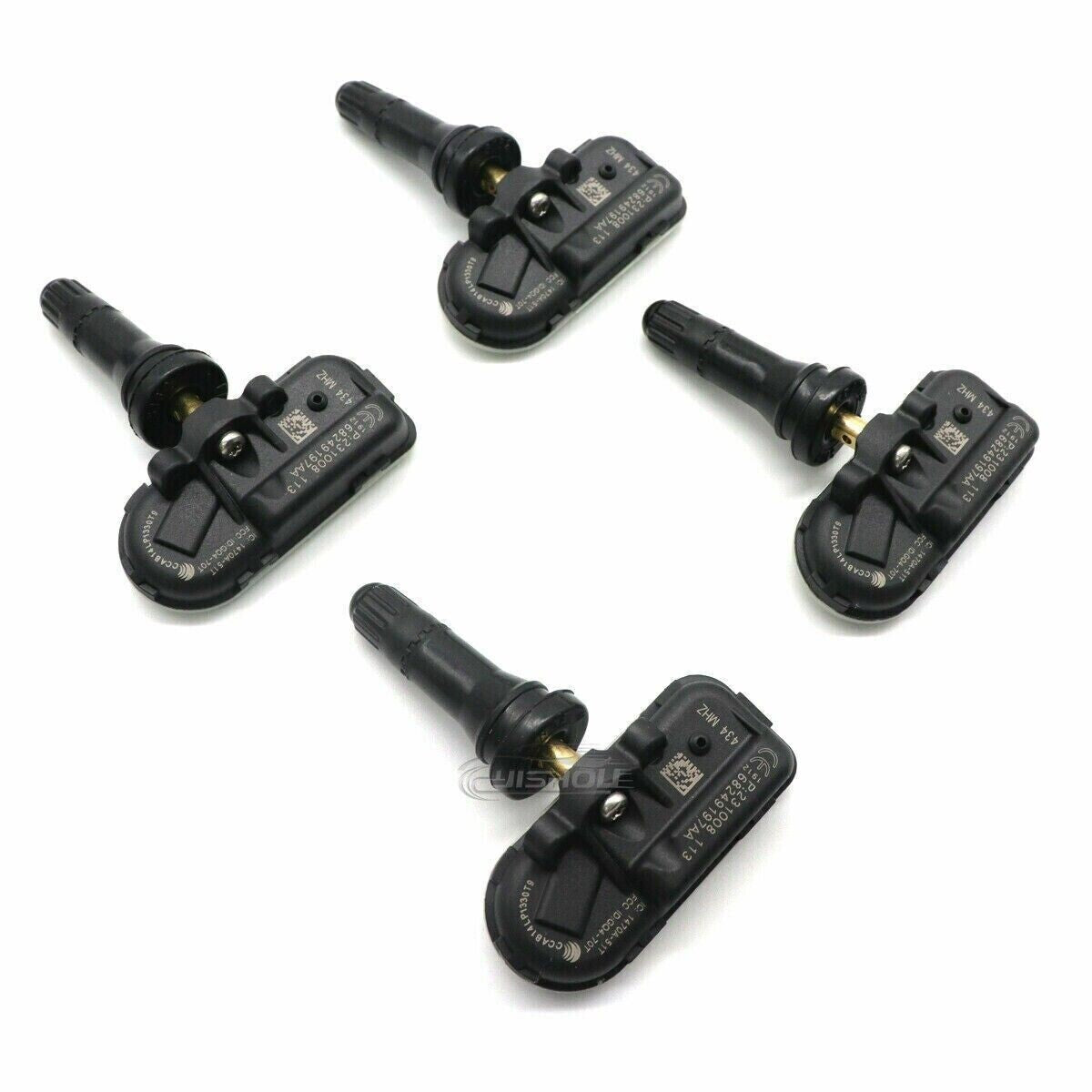 (4) TPMS 68249197AA For 2014-2018 for DODGE for RAM 1500 2500 3500 TIRE PRESSURE SENSOR