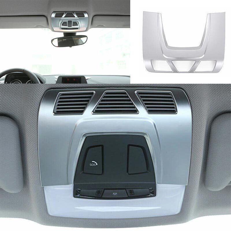 1PCS Front Reading Light for BMW 3 4 Series GT 2013-2019 Cover Trim ABS Silver