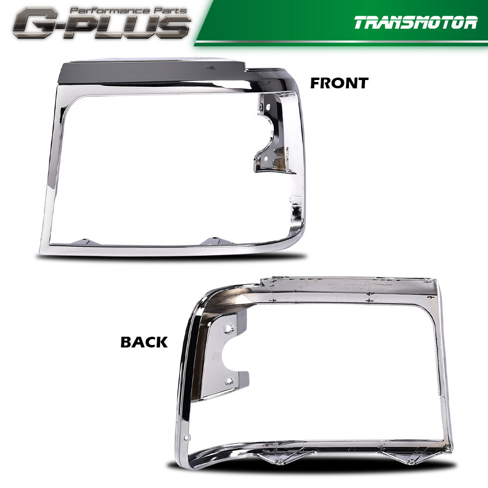 Chrome headlight trim bezel kit for Ford for Mustang F150 pickup trucks - USA