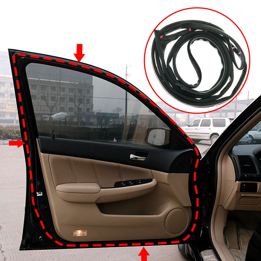 Rubber For 2003-2007 for Honda Accord Front Left Door Seal Weather Strip Replacement