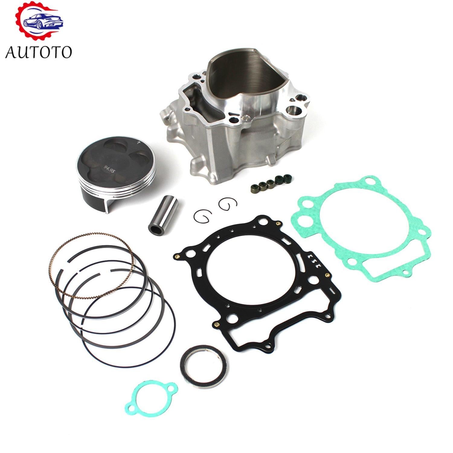 Cylinder Piston Top End Gasket Kit Fit for Yamaha YFZ450R YFZ450X WR450F YZ450F