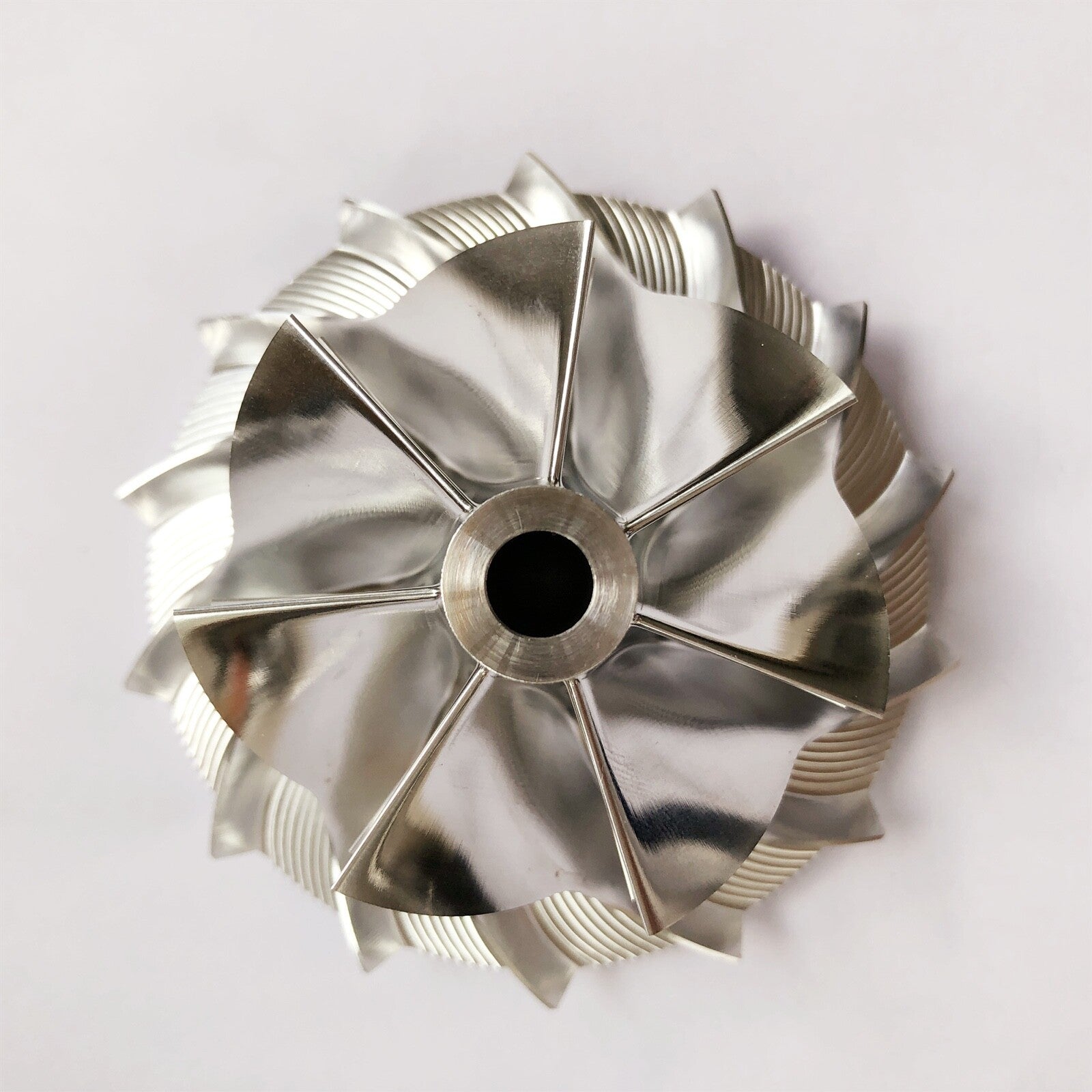 K26 50.33/71.00mm 7+7blades High-performance billet compressor wheel