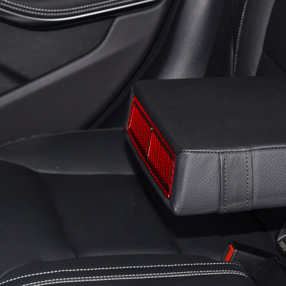 Red Rear Armrest Trim Panel for Mercedes-Benz CLA 2014-2018/GLA 2015-2018
