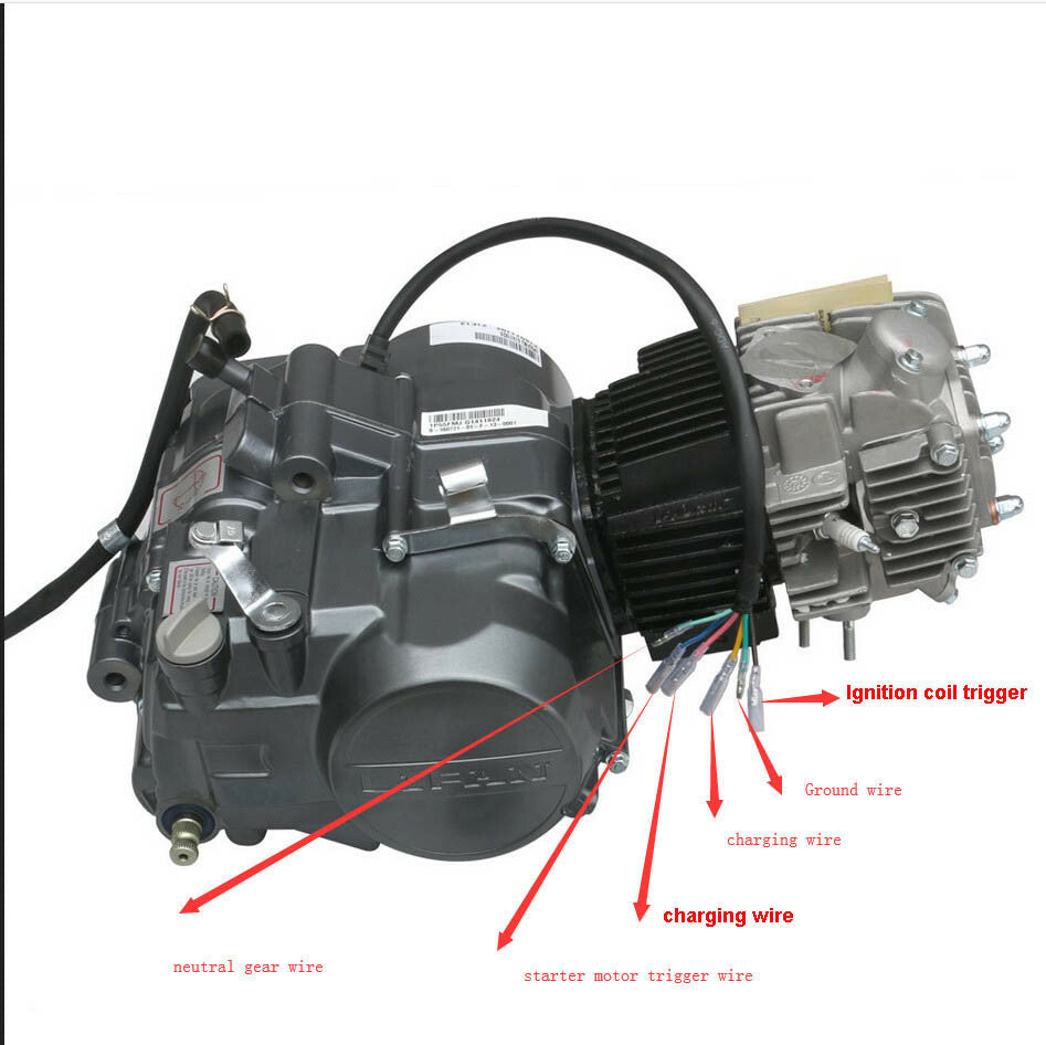 for Lifan 140cc engine motor kit, Kick Start manual Cluth Dirt bike for Honda CRF50