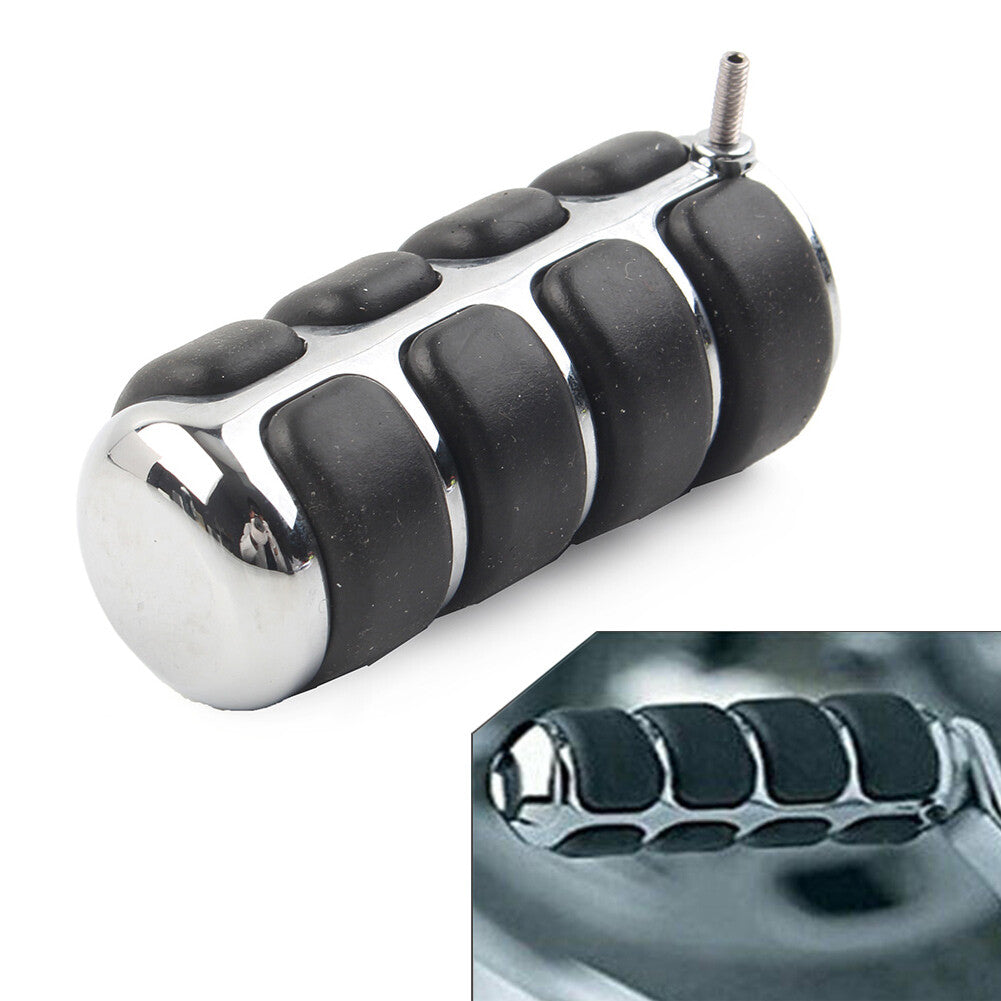 Round Gear Shift Brake Lever Peg Toe Heel Pedal Cover Fit for Yamaha V-Star Raider