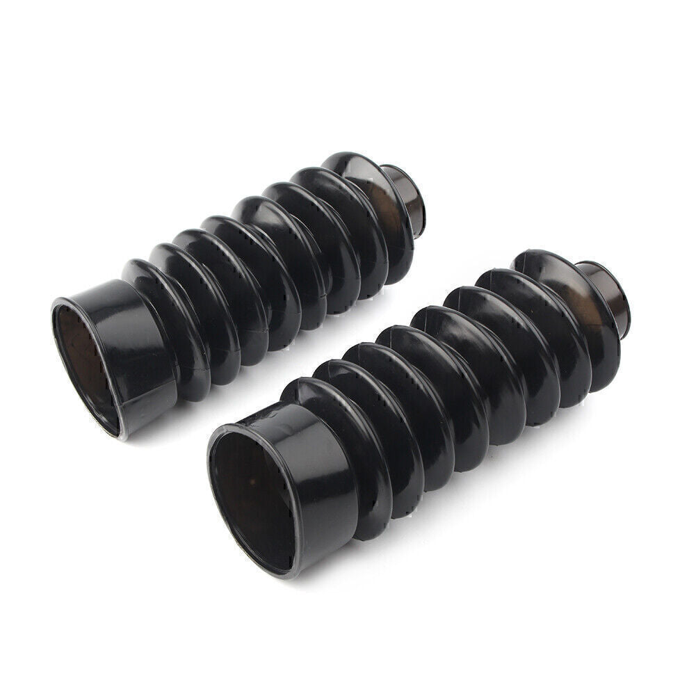 for Harley Softail FXST Dyna FXDWG 41mm Front Fork Boots Gators Covers Rubber