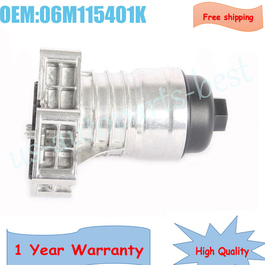 New Engine Oil Filter Housing Aluminum Fit for AUDI S4 A5 A6 Q5 06M115401K