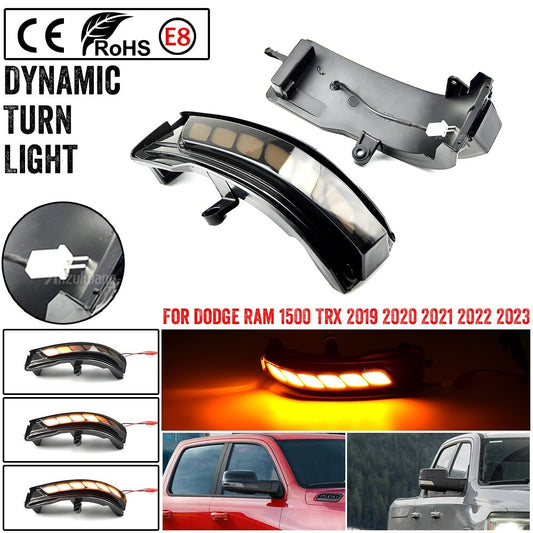 Dynamic Turn Signal Light for Dodge for Ram 1500 TRX 2019 2020-2023 68402097AA