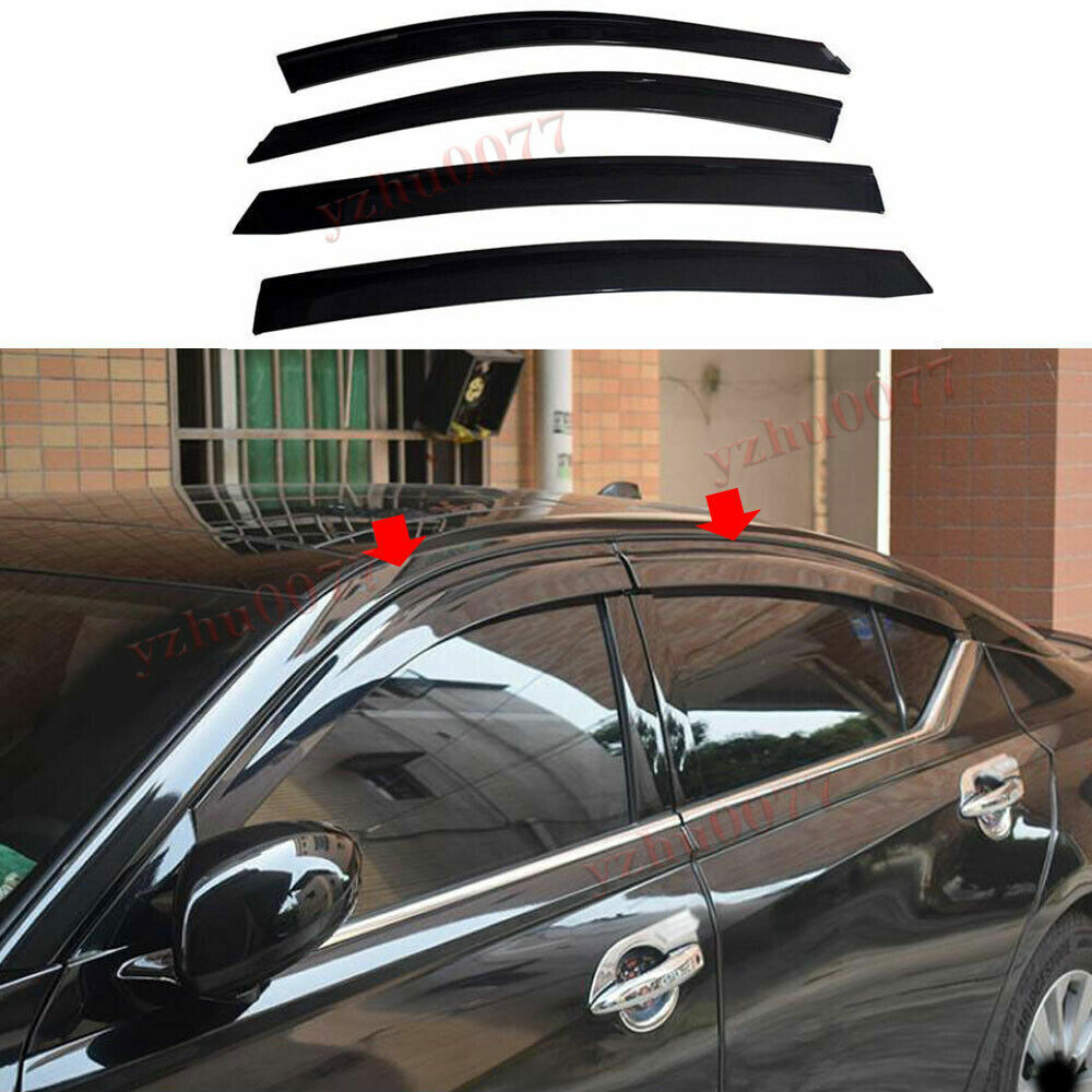 for Nissan Altima 2019-2024 Smoke Window Wind Visors Rain Guard Vent Deflectors