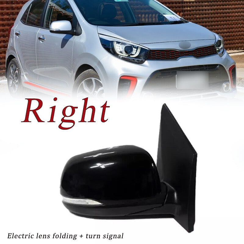 Automatic rearview mirror assembly with lights for 2017 and 2018 for Kia Picanto