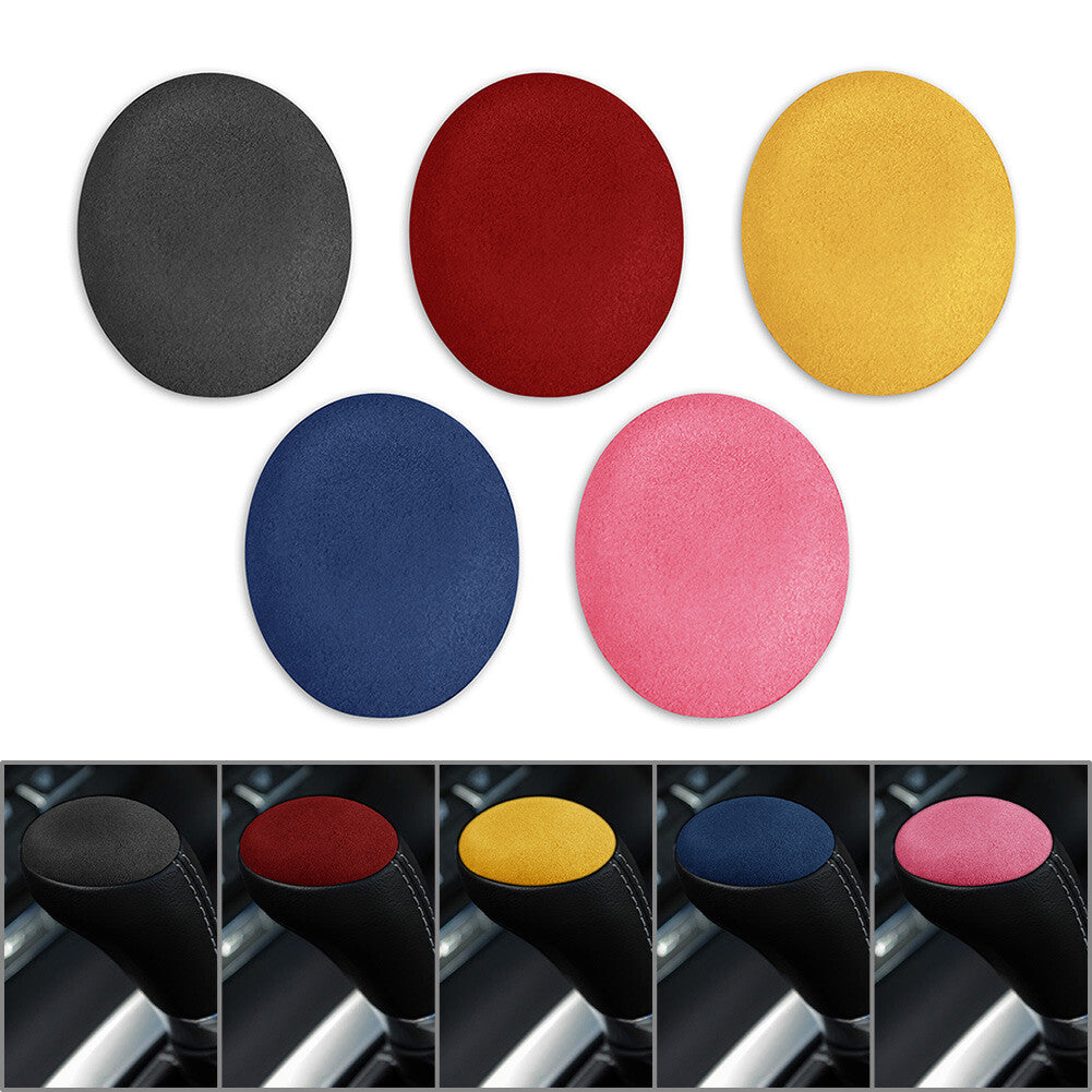 Suede Gear Shift Head Knob Cover Trim for Chevrolet for Corvette C7 2014-2019