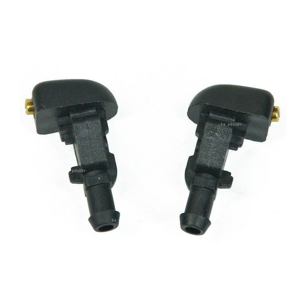 2Pcs Windshield Wiper Water Spray Jet Nozzle for Nissan 2004-2015 Titan Armada