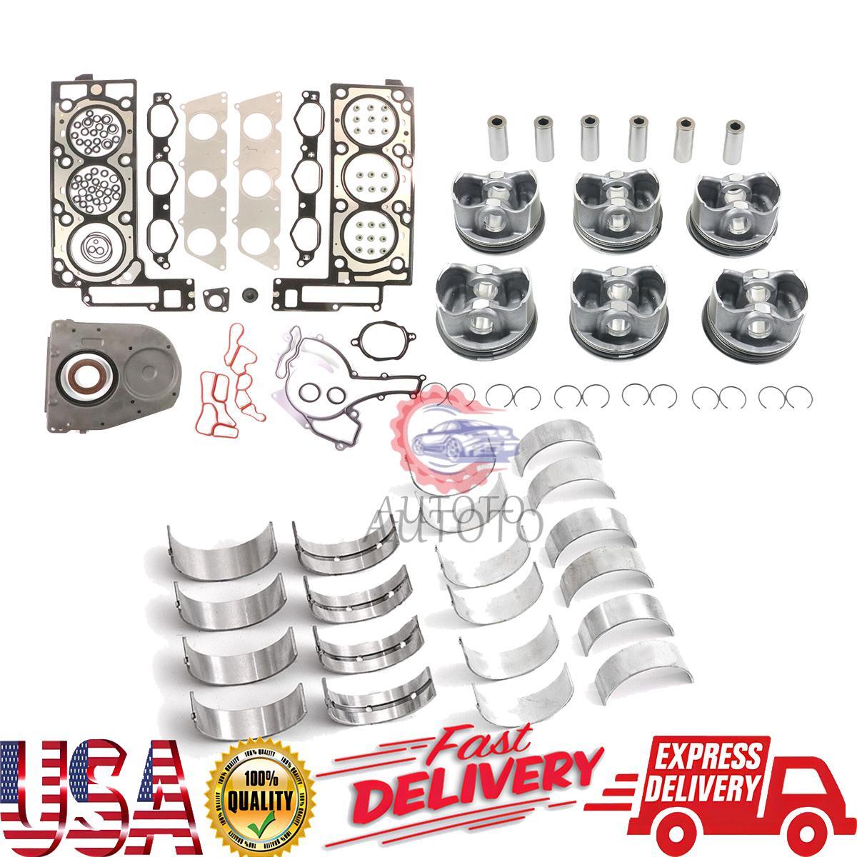 M272 3.0L Engine Overhaul Gaskets Kit Fits for Mercedes-Benz C230 E300 W211 W164