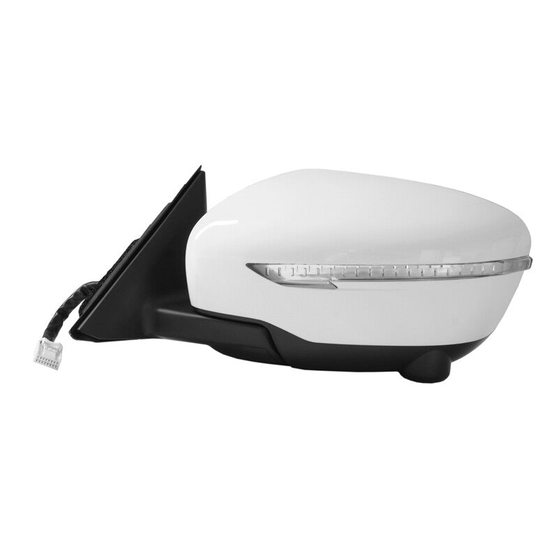 Left 11-pin side mirror camera heated glass for Nissan Qashqai Rogue Sport 15-19