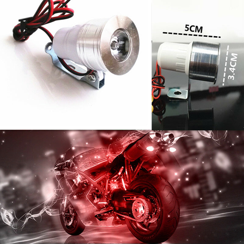 1Pc Motorcycle Stop light Flash Brake Strobe Warning Strobe Running Lamp Red LED