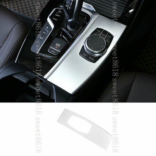 Chrome ABS Center Multimedia Panel Cover Trim for BMW X3 X4 G01 G02 18-19 1pcs