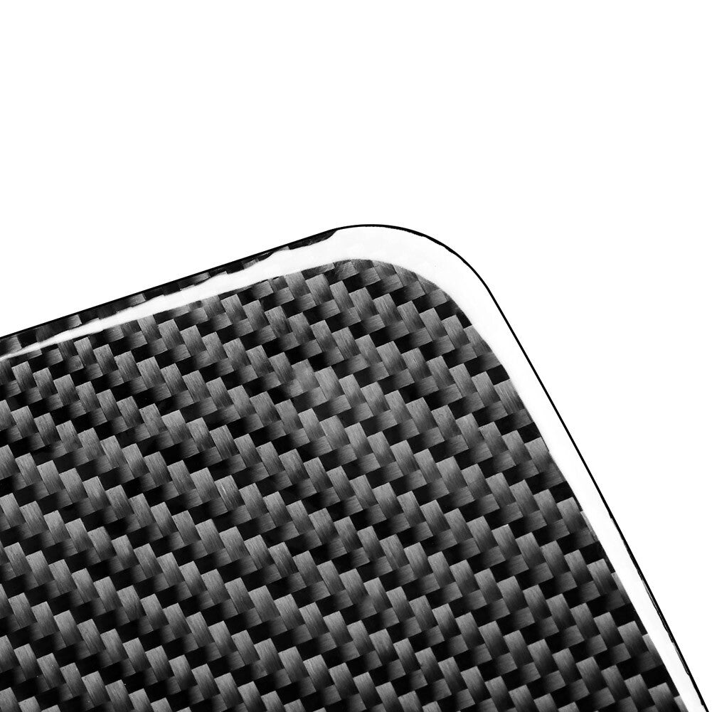 Carbon Fiber Interior Dashboard Storage Box Cover Trim for Toyota Tundra 2014-21