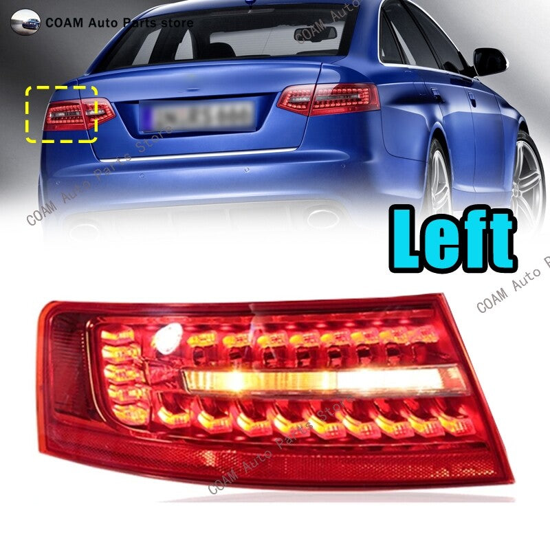 The left-side outer taillight is suitable for the for Audi for A6 C6 Sedan 2009 2010 2011 rear lights.