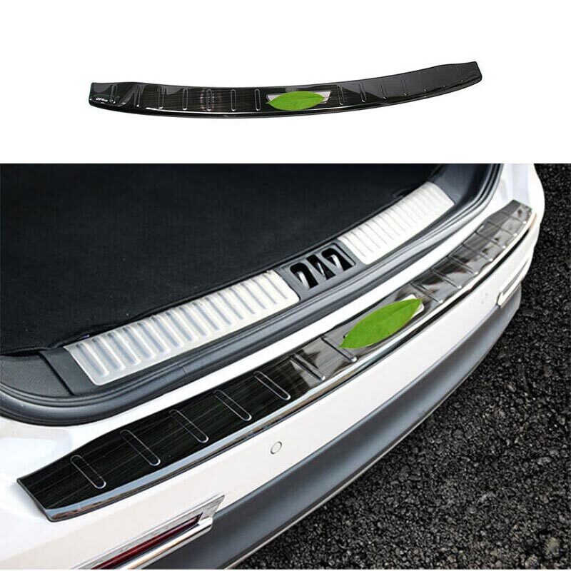 Fit for Lincoln MKX 16-18 Titanium Rear Bumper Protector Guard Trim Black