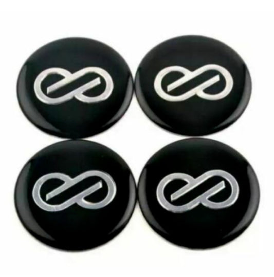 2. Side fender stickers and badges for Volvo T6 cars, stainless steel, black chrome plated.