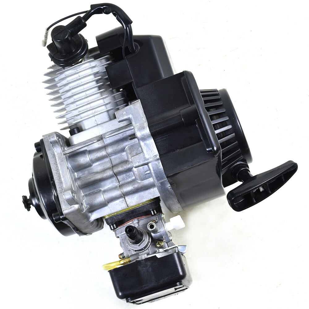 49cc 2-stroke engine, electric motor pull start pocket bicycle, for mini off-road pit bicycle, four-wheel all-terrain vehicle
