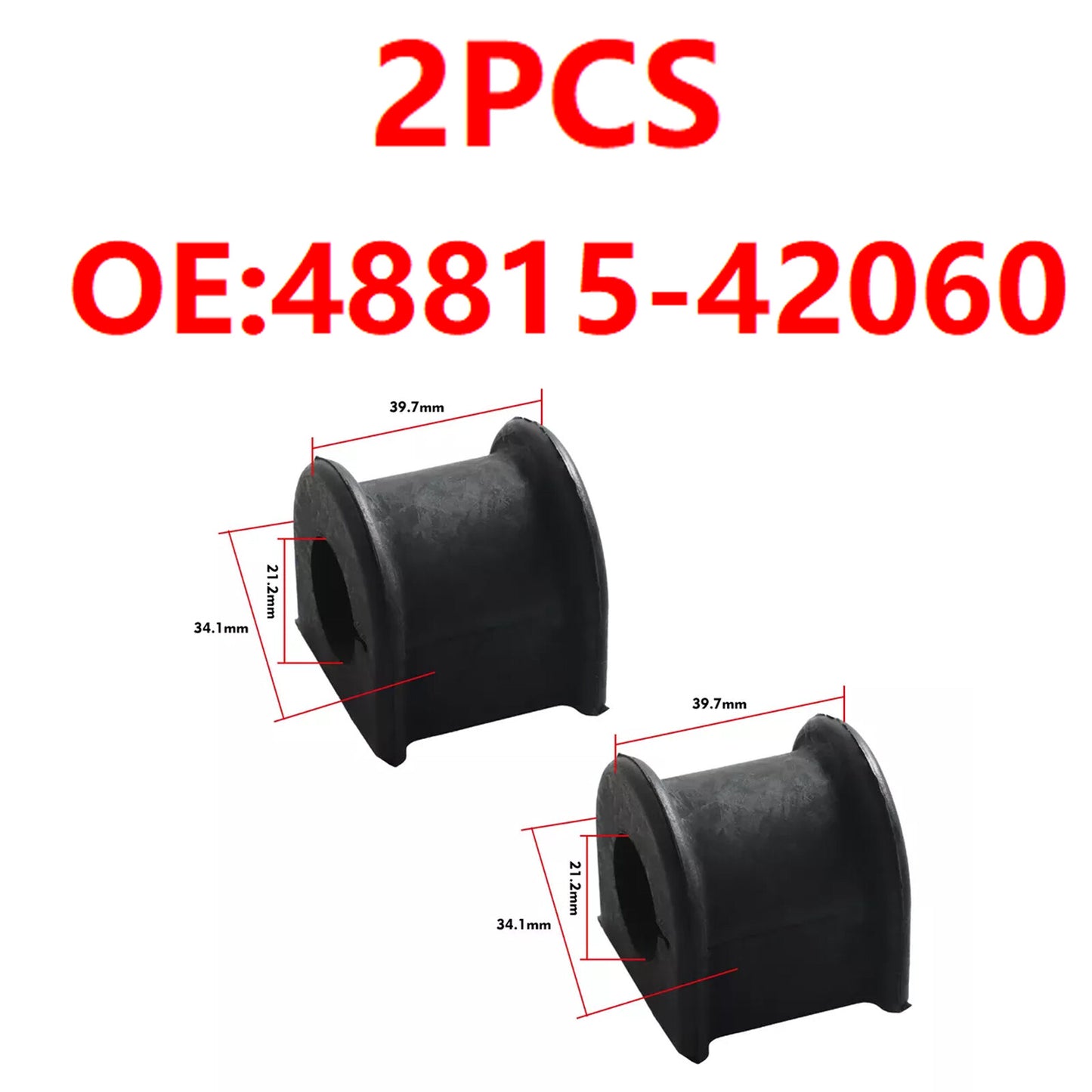 2PCS for Toyota RAV4 2001-2005 Front Stabilizer Bushing US Stock